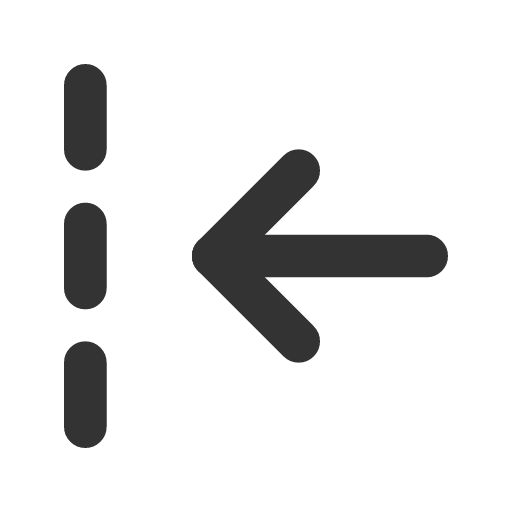 иконка arrow bar to left dashed, arrow, стрелка, bar, to, left, dashed,
