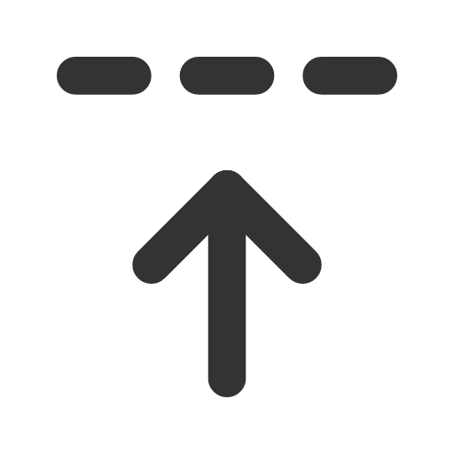 иконка arrow bar to up dashed, arrow, стрелка, bar, to, up, стрелка вверх, dashed,