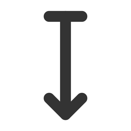 иконка arrow down bar, arrow, стрелка, down, bar,
