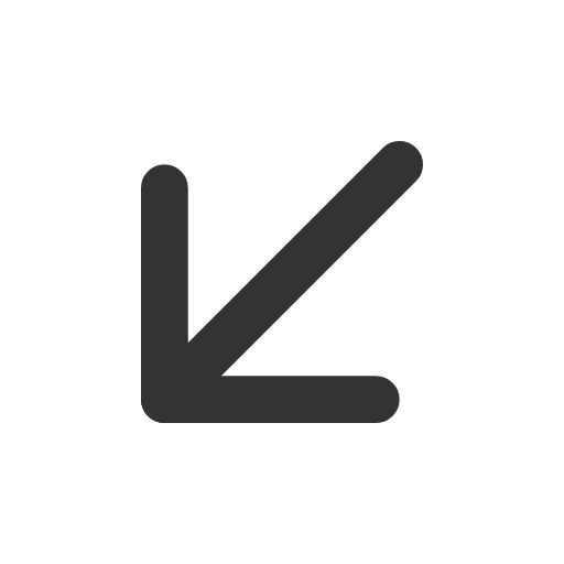 иконка arrow down left, arrow, стрелка, down, left,