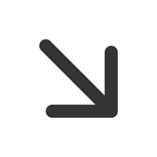 иконка arrow down right, arrow, стрелка, down, right,