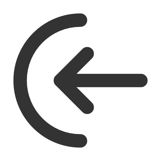 иконка arrow left to arc, arrow, стрелка, left, to, arc,