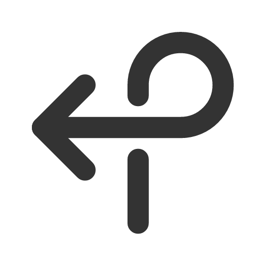 иконка arrow loop left 2, arrow, стрелка, loop, left,