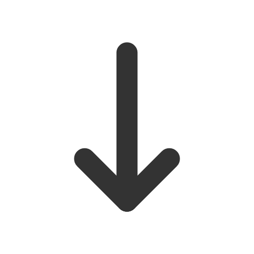 иконка arrow narrow down, arrow, стрелка, narrow, down,