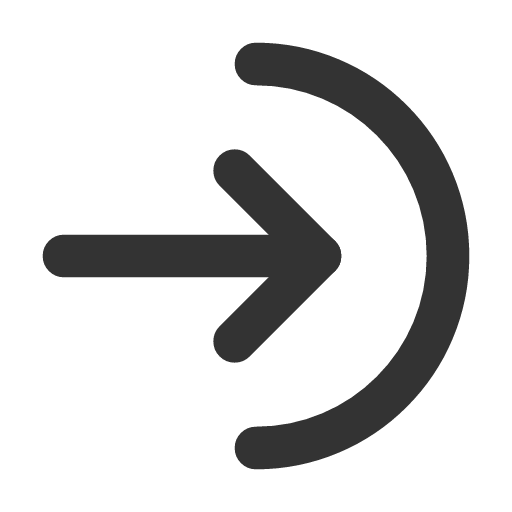 иконка arrow right to arc, arrow, стрелка, right, to, arc,
