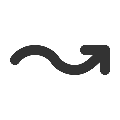 иконка arrow wave right up, arrow, стрелка, wave, right, up, стрелка вверх,