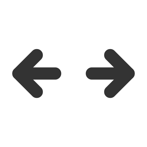 иконка arrows move horizontal, arrows, move, курсор, horizontal, документ,