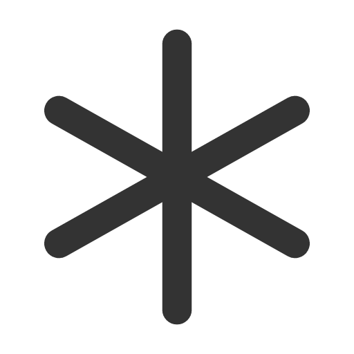иконка asterisk, звездочка,