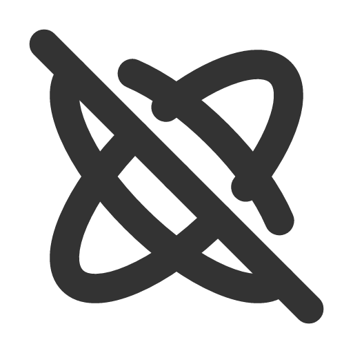 иконка atom off, atom, off,