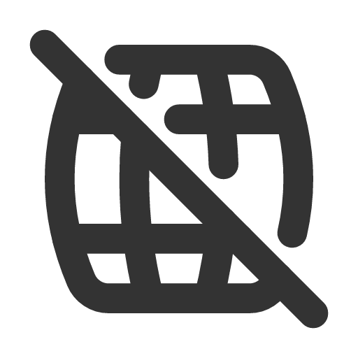 иконка barrel off, barrel, off,