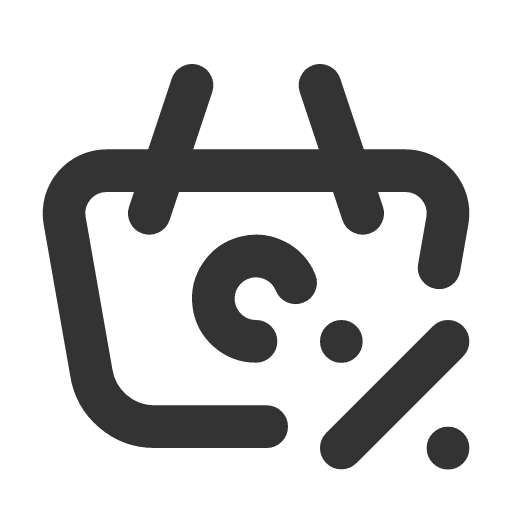 иконка basket discount, basket, корзина, discount, выключатель,