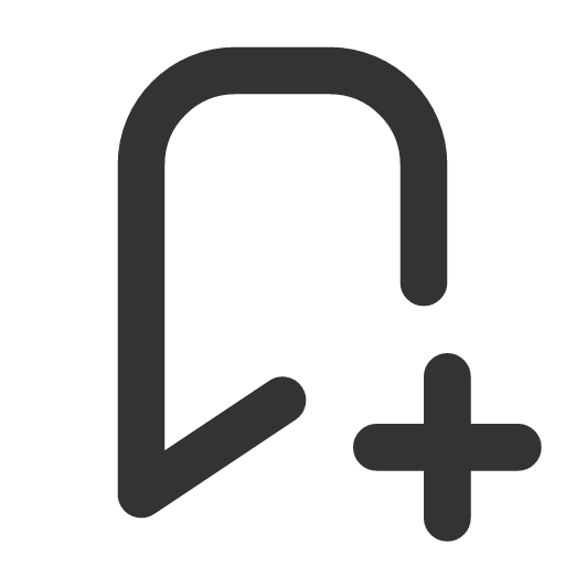 иконка bookmark plus, bookmark, закладка, plus, плюс,
