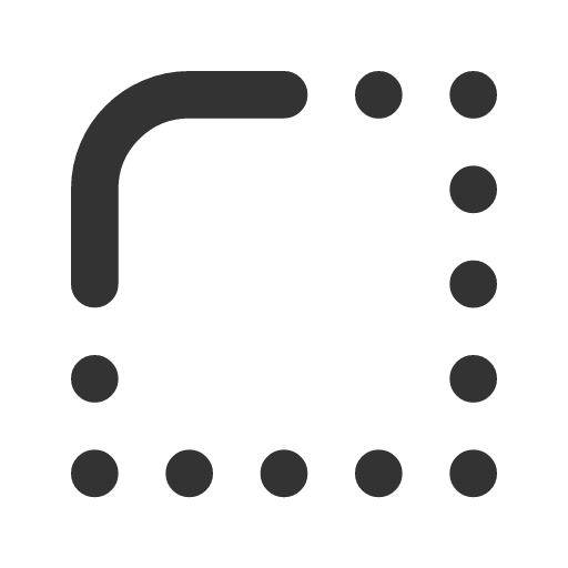 иконка border radius, border, границы, radius,