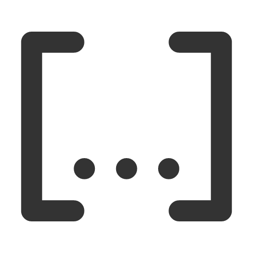 иконка brackets contain, brackets, contain,