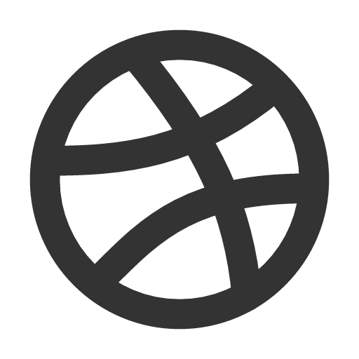 иконка brand dribbble, brand, dribbble,