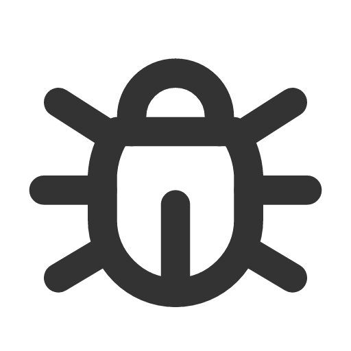 иконка bug, жук,