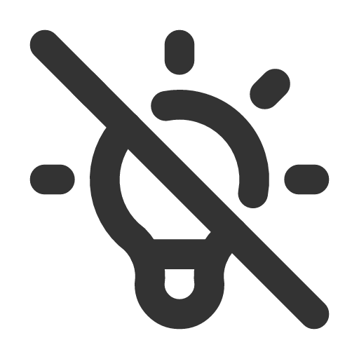 иконка bulb off, bulb, лампочка, off,