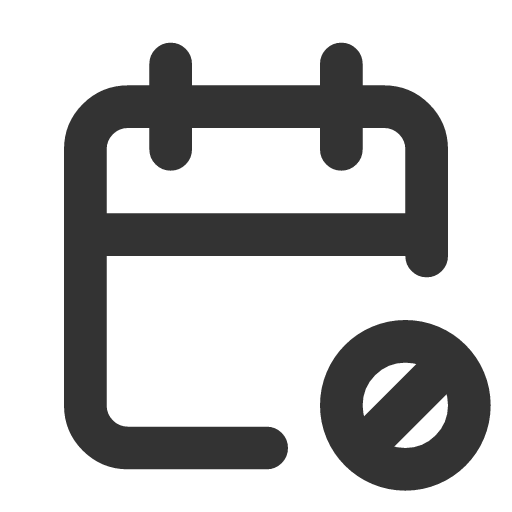 иконка calendar cancel, calendar, календарь, cancel, отмена,