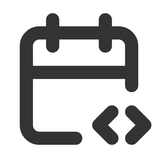 иконка calendar code, calendar, календарь, code, код,