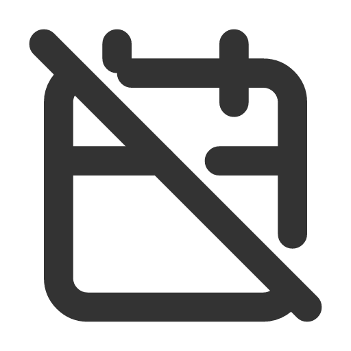 иконка calendar off, calendar, календарь, off,