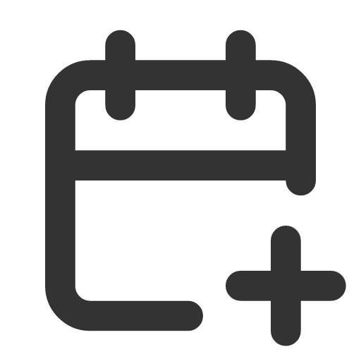 иконка calendar plus, calendar, календарь, plus, плюс,