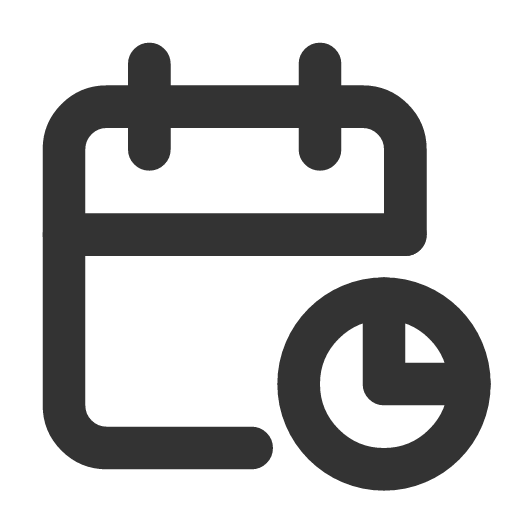 иконка calendar stats, calendar, календарь, stats, статистика,