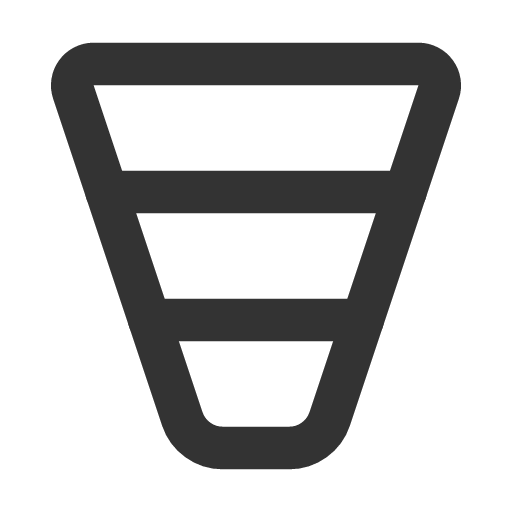 иконка chart funnel, chart, график, funnel,