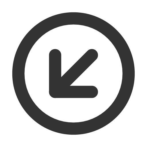 иконка circle arrow down left, circle, arrow, стрелка, down, left,