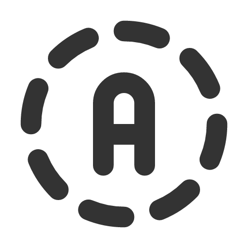 иконка circle dashed letter a, circle, dashed, letter, почта,