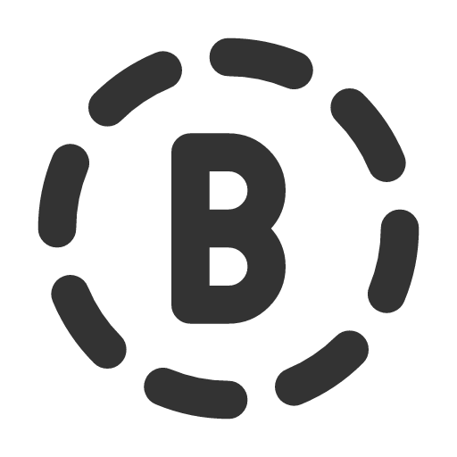 иконка circle dashed letter b, circle, dashed, letter, почта,