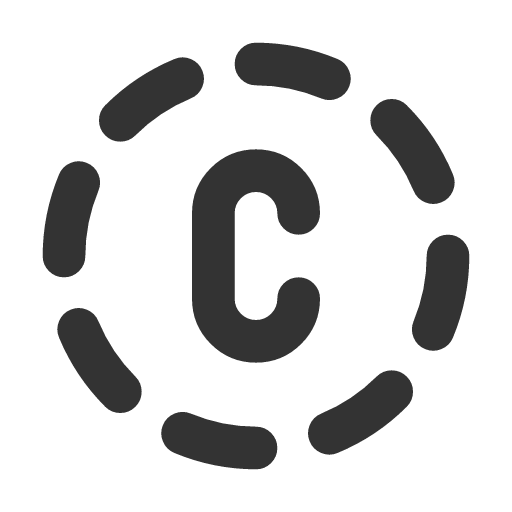 иконка circle dashed letter c, circle, dashed, letter, почта,