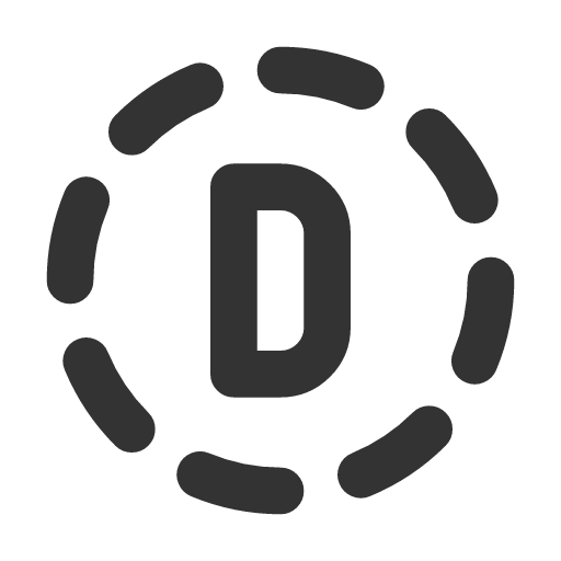 иконка circle dashed letter d, circle, dashed, letter, почта,
