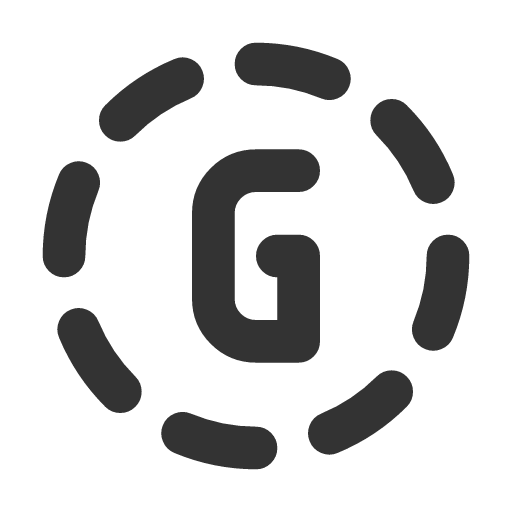 иконка circle dashed letter g, circle, dashed, letter, почта,