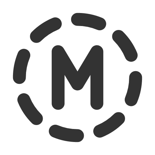 иконка circle dashed letter m, circle, dashed, letter, почта,