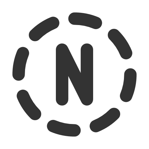 иконка circle dashed letter n, circle, dashed, letter, почта,