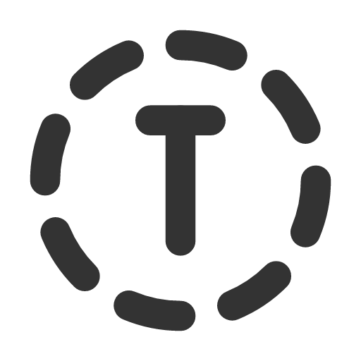 иконка circle dashed letter t, circle, dashed, letter, почта,