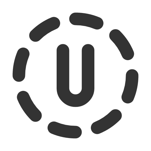 иконка circle dashed letter u, circle, dashed, letter, почта,