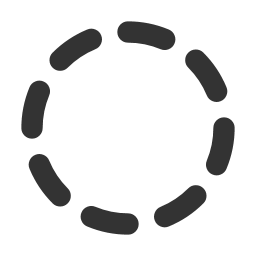 иконка circle dashed, circle, dashed,