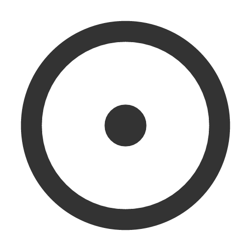 иконка circle dot, circle, dot,