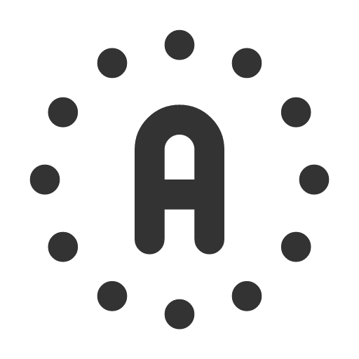 иконка circle dotted letter a, circle, dotted, letter, почта,