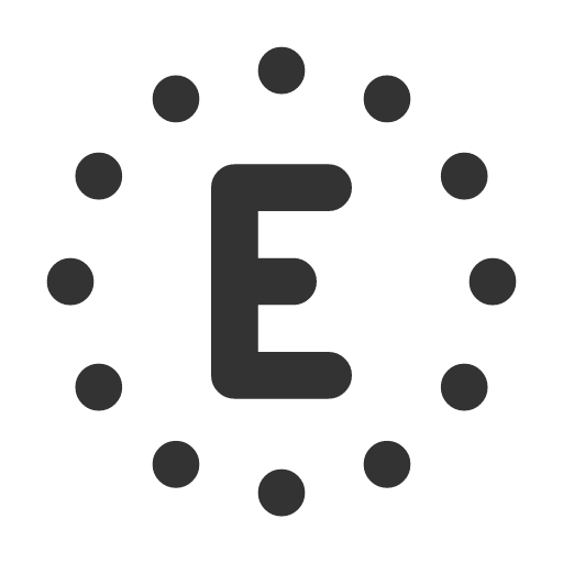иконка circle dotted letter e, circle, dotted, letter, почта,