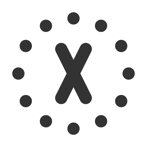 иконка circle dotted letter x, circle, dotted, letter, почта,