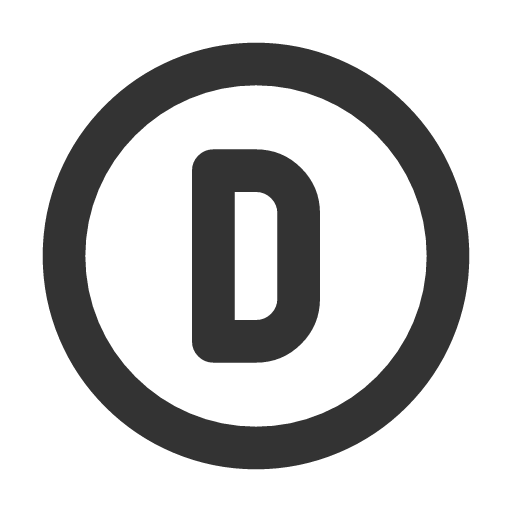 иконка circle letter d, circle, letter, почта,