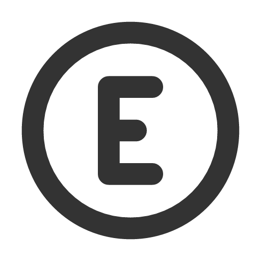 иконка circle letter e, circle, letter, почта,