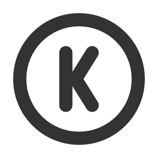 иконка circle letter k, circle, letter, почта,