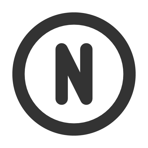 иконка circle letter n, circle, letter, почта,