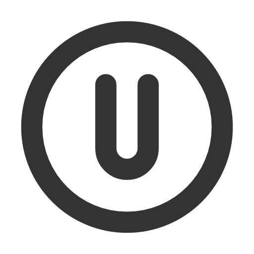 иконка circle letter u, circle, letter, почта,