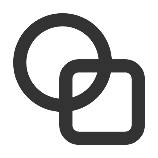 иконка circle square, circle, square,