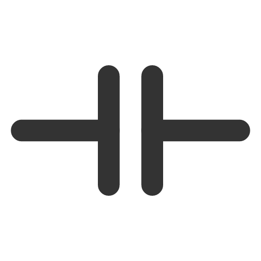 иконка circuit capacitor, circuit, capacitor,