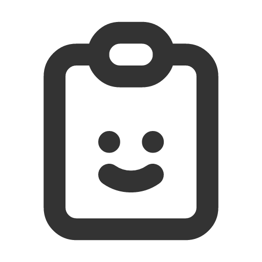 иконка clipboard smile, clipboard, буфер обмена, smile, смайлик,